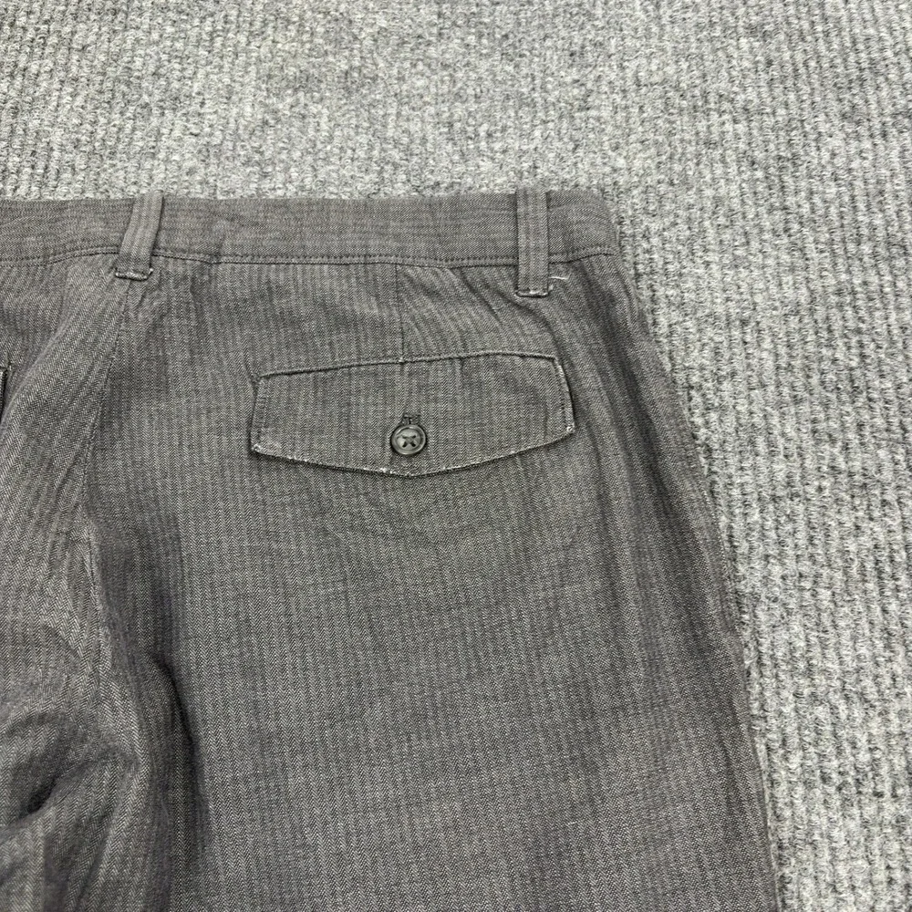 Banana Republic Pants Mens 34x30 Gray Cotton Wool Herringbone Boot Fit Casual